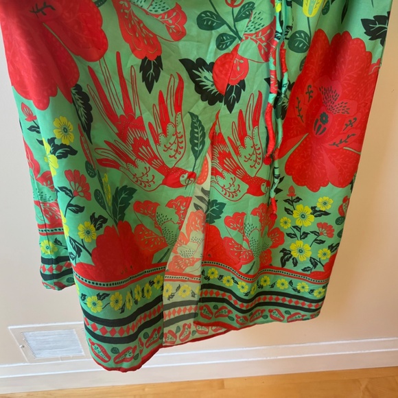 Farm Rio X Anthropologie Full Sleeved Maxi Dress Sz. XS - Picture 10 of 15
